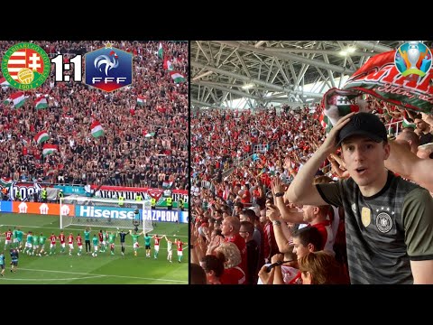 Absolute CHAOS As Hungary Scores Against France In Front 0f 65.000 Fans - EURO 2021 STADIUM VLOG!