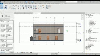 انشاء وعمل قطاع او عدة قطاعات باكثر من طريقة Revit Section 2D