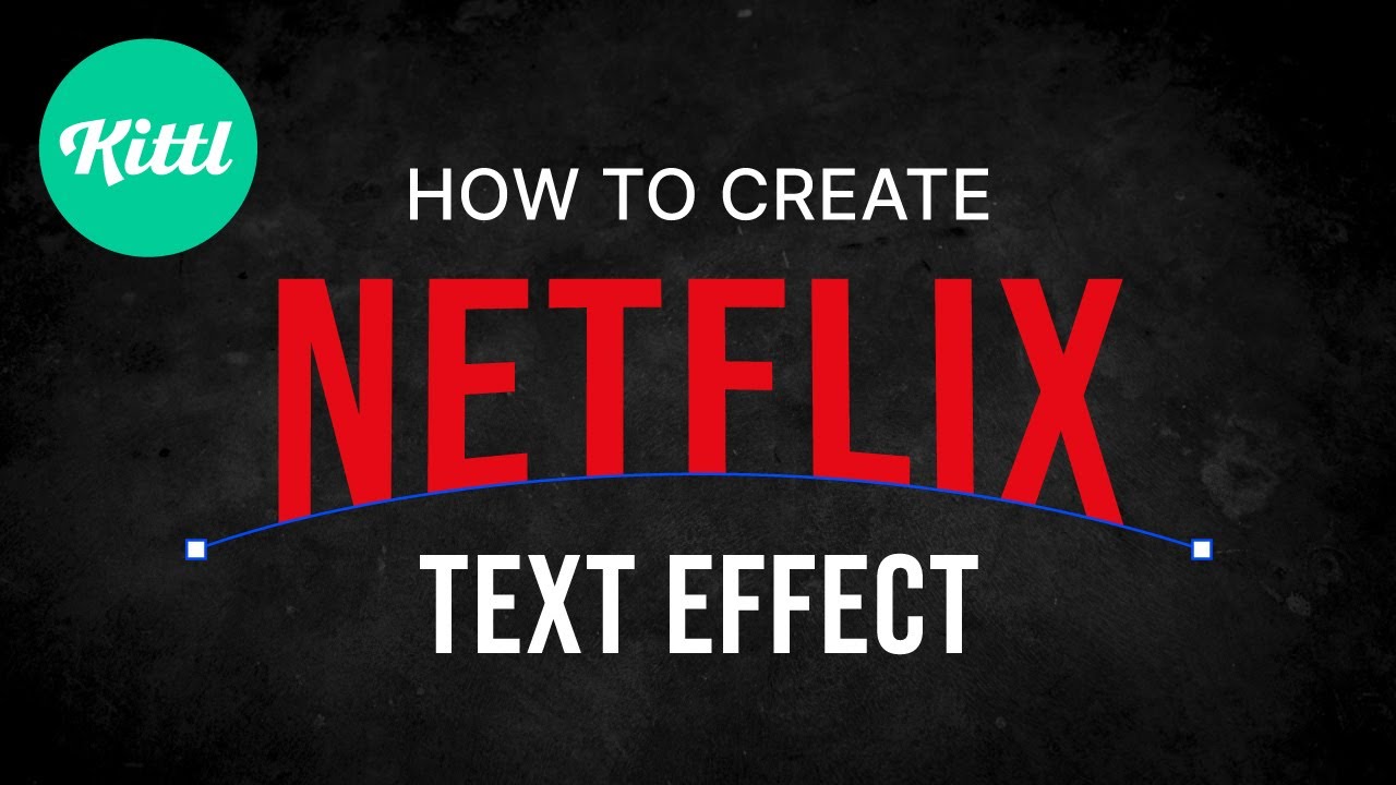 How To Easily Make The Netflix Logo Text Effect 