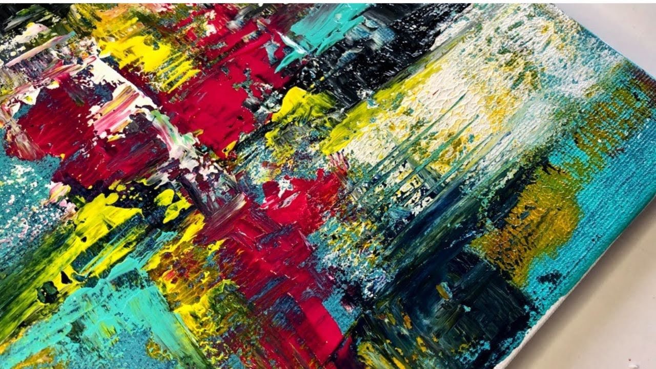 How To EASILY Paint Abstract Art In Minutes Step By Step For Maxresdefault