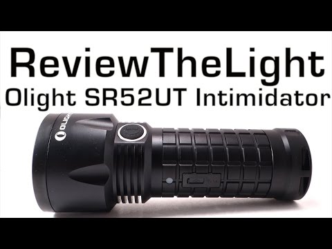 Extended-range Rech Olight® Torch 00 Lumens SR Ultra Thrower Intimidator SR-UT