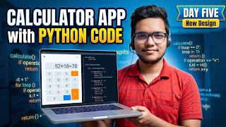 Python Day 5: Build a Calculator App from Scratch | Vidhya Gain #Python