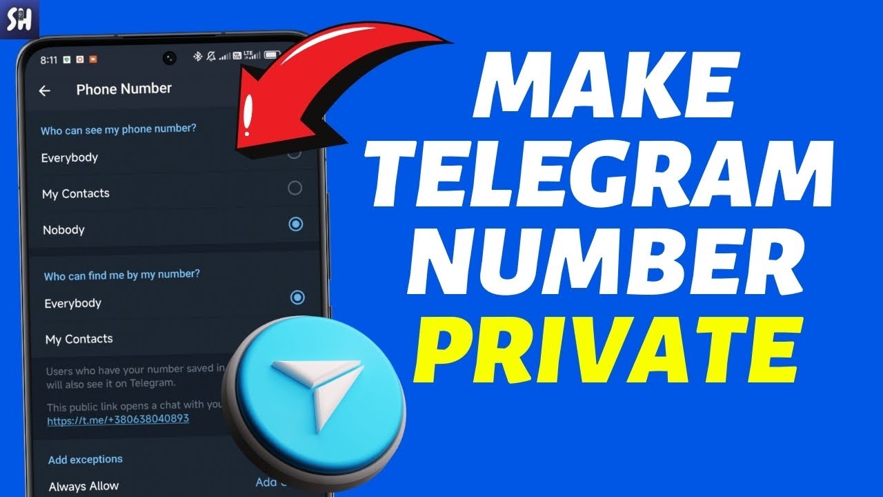 Как сделать свой номер в Telegram приватным? (2026)