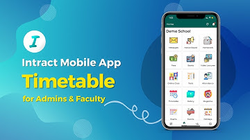 Timetable Tutorial - Intract For Institutes - Best Mobile App for Schools & Colleges
