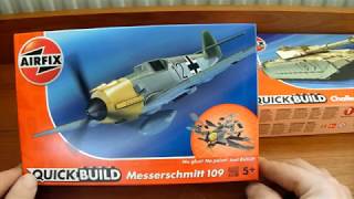 Airfix J6001 Quick Build Messerschmitt Bf109e Aircraft Model Kit