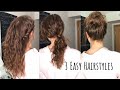 3 Quick &amp; Easy Hairstyles for Wavy Hair