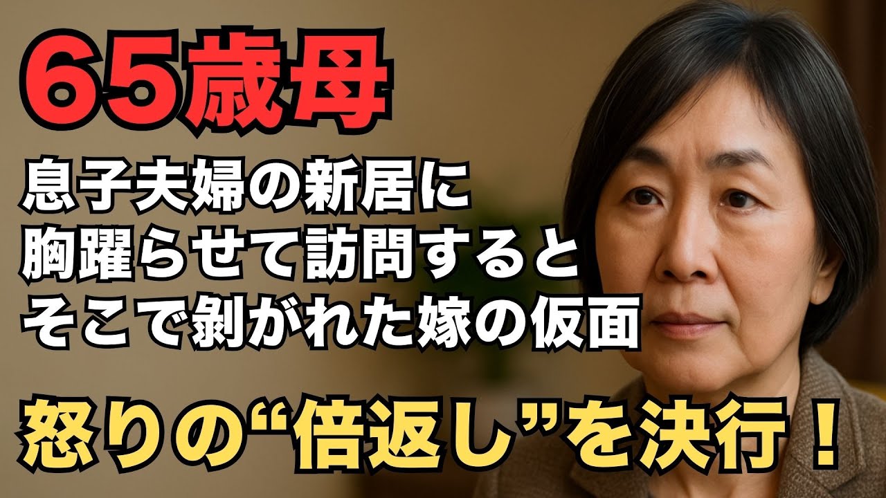 Outline Video 息子夫婦の新居に胸躍らせて訪問した65歳母――そこで剝がれた嫁の仮面に凍りつき、怒りの“倍返し”を決行!