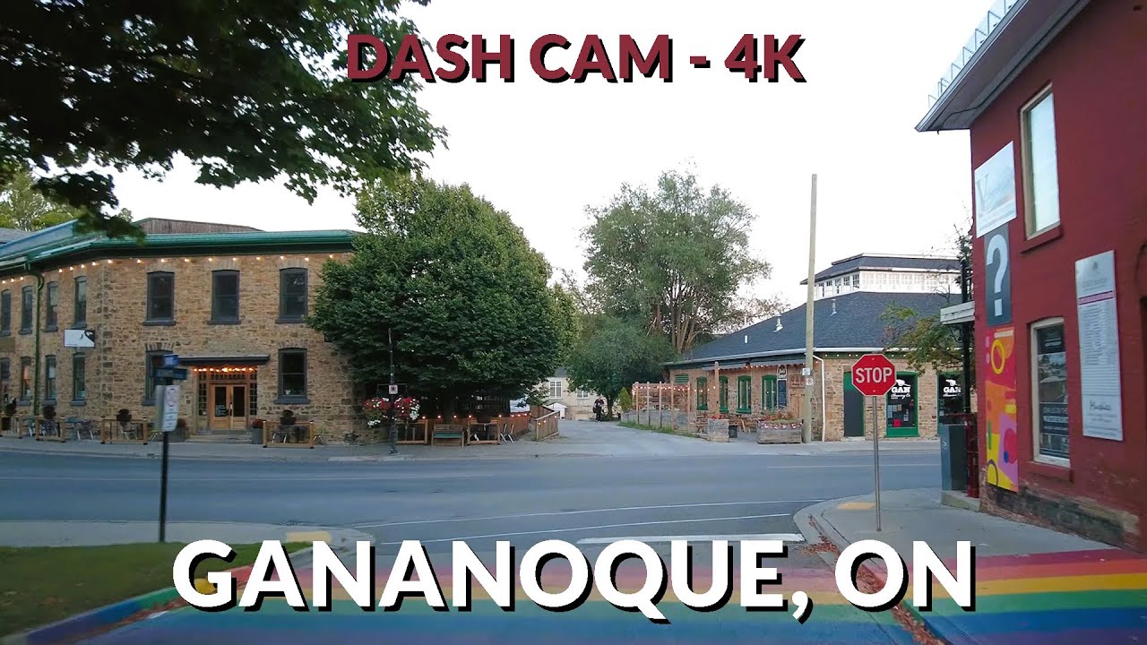Gananoque Grandeur: A 4K Driving Tour through Ontario's Gateway to the Thousand Islands