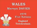 Mervyn davies  1970 five nations vs england at twickenham