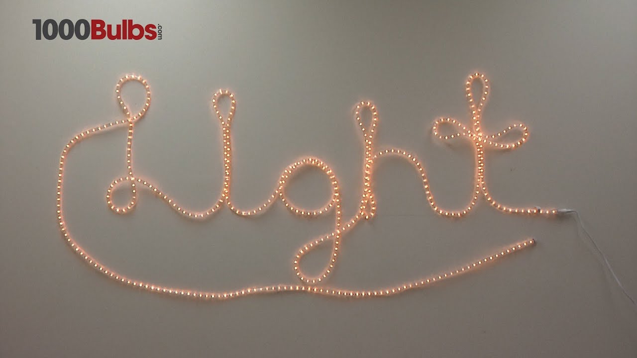 How To Create Rope Light Word Art