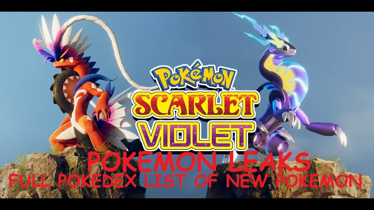 All Teal Mask DLC Pokédex images : r/PokeLeaks