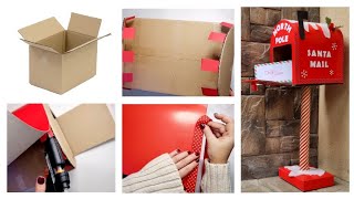 My Cardboard Mailbox for Letter to Santa 🤍 DIY screenshot 2
