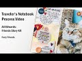 Traveler's Notebook Process | Ali Edwards | Friends Story Kit | Furry Friend