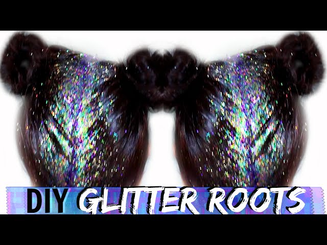 DIY Moonshine Glitter Gel Pomade + Glitter Hairstyles