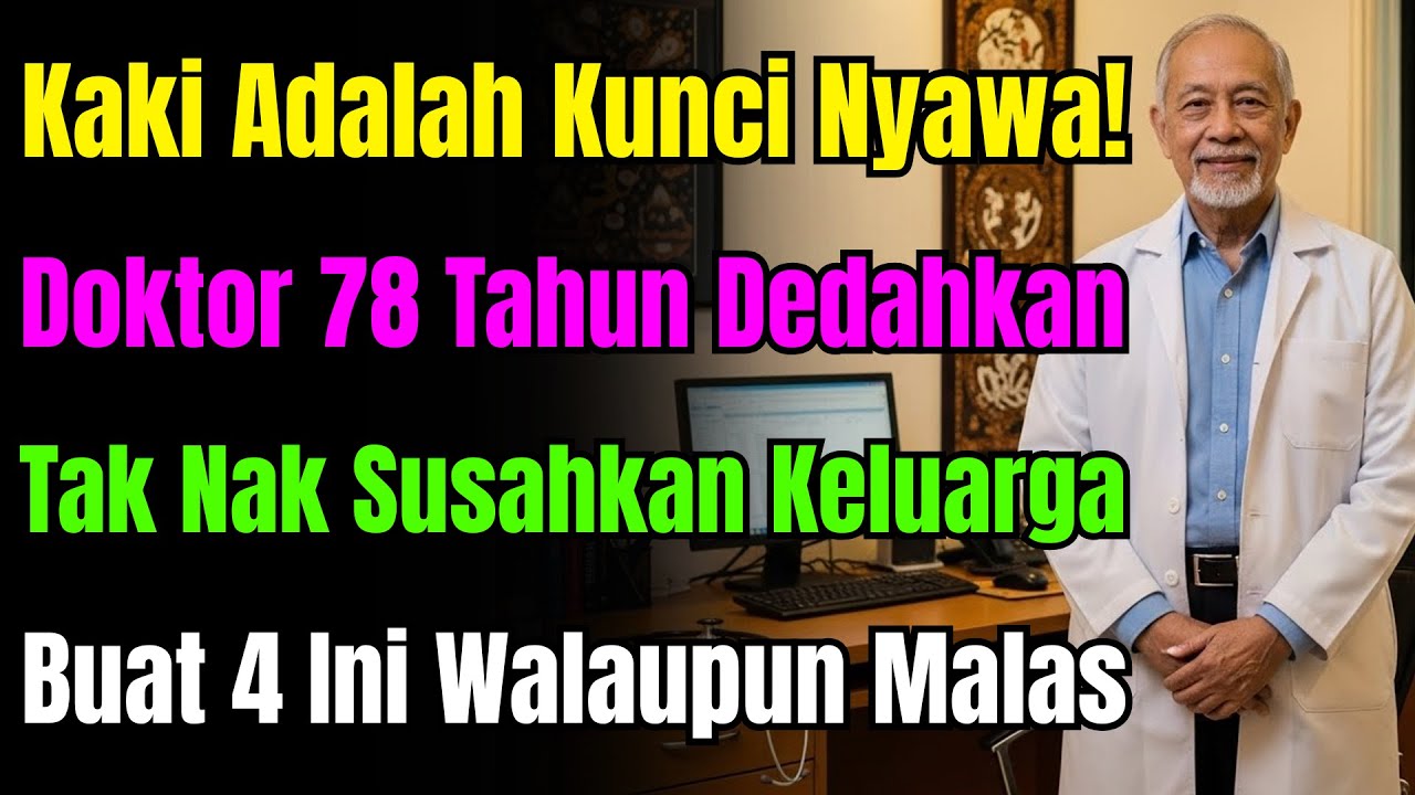 Doktor Pakar Tulang Beri Amaran! Tak Nak Kerusi Roda? 4 Tabiat Ini Jamin Kaki Kuat Sampai Usia 90