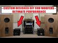 Ultimate custom designed diy subwoofer  