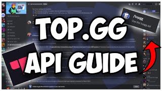 NEW] - How use the TOP.GG API in your discord bot!