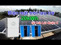 Dương Vlog | Lắp đặt hệ thống điện mặt trời lưu trữ 20kwh biến tần Deye 12kw 3 phase tại Quận 2