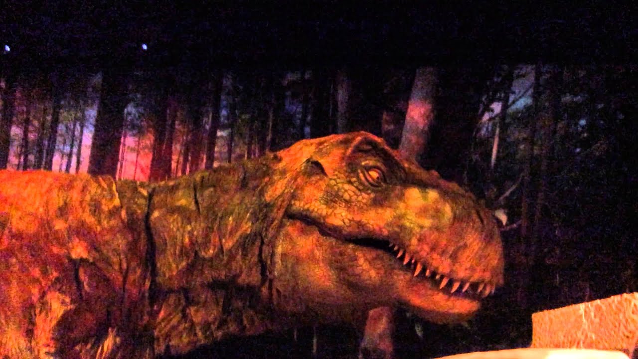 T Rex From Jurassic World Exhibition Youtube 