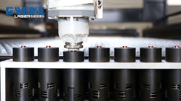 G.WEIKE fiber laser cutting machine with automatic nozzle change and cleaning function