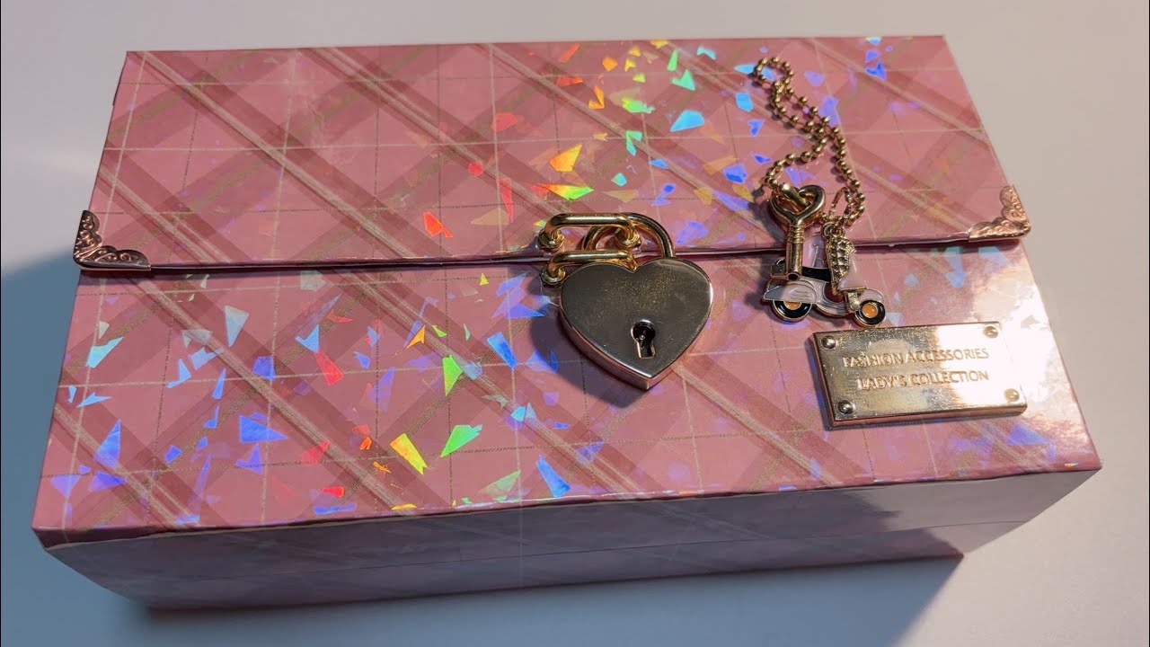 SOLD💓😭感謝企画♡鍵付き♡アコーディオンファイル♡チェック、ピンク×ゴールド♡