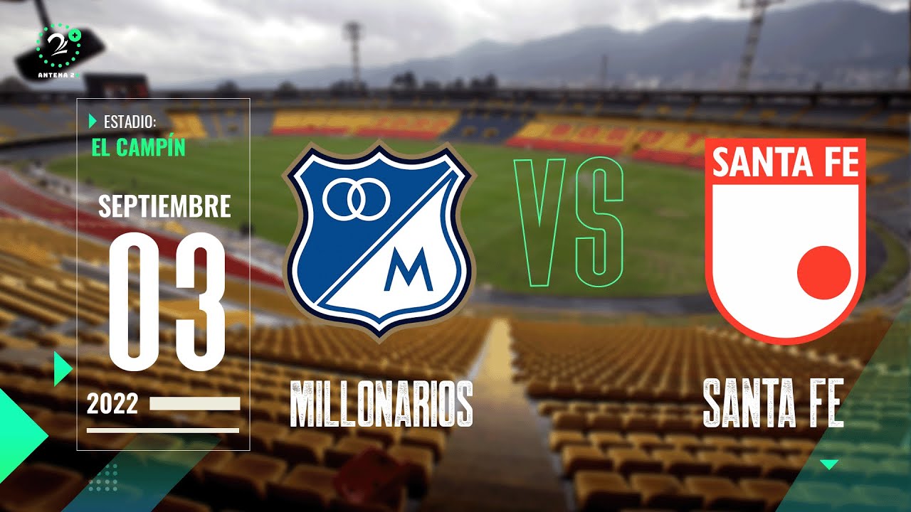 Millonarios Vs. Santa Fe - Liga Betplay | EN VIVO - YouTube