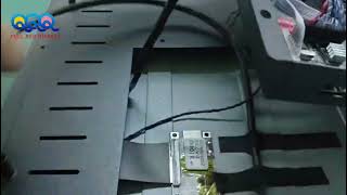 How to replace the Back Cover Back Hump 27inch Capacitive Touch Monitor (液晶售后-更换背包)