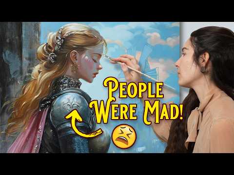 Why This Painting Caused So Much Drama Online 😅...plus My Oil Painting Techniques!