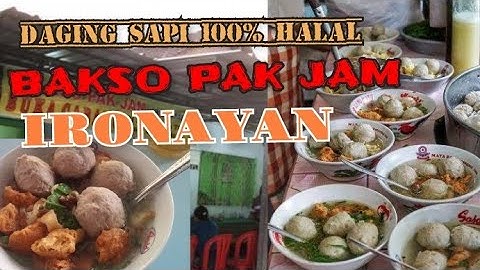 BAKSO PAK JAM IRONAYAN