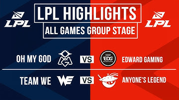 LPL Highlights ALL GAMES Group Stage Week 3 Day 6 | LPL 2025 Split 2