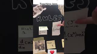 Aesthetic math calculus poster