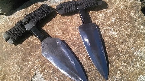 Making Push Daggers from Saw Blades