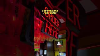 This Vegas hidden gem offers $50 open bar, free parking & live banda!