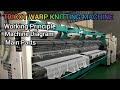 Tricot Warp Knitting Working Process, Tricot Warp Knitting Working Principle, Tricot Warp Knitting