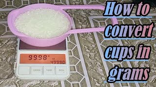How Many grams are in one cup?| Baking conversion #humaskitchen