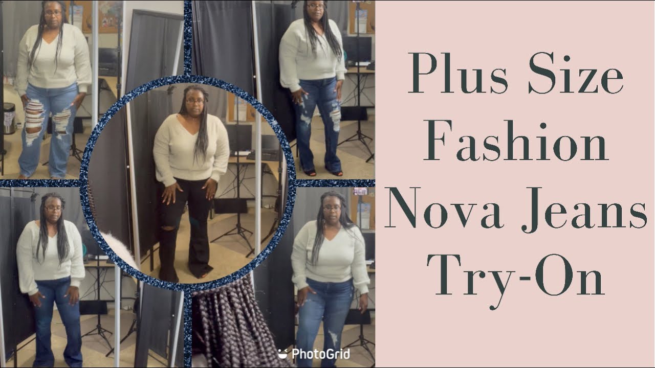 PLUS SIZE Fashion Nova Fall Jean Try-On