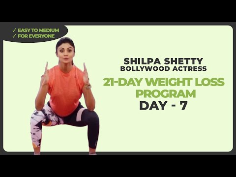 Yoga Flow for Fat Burn & Posture Alignment | Shilpa Shetty (Day 7 of 21)
