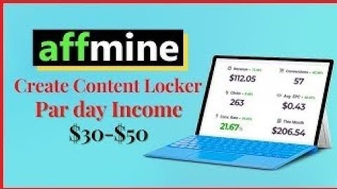 Affmine ✅ How to Create Content Locker On Affmine✅ Affmine content locker🎁Daily earn $30/$50
