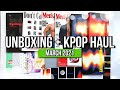 ✧A Giant Kpop Unboxing + Collective Haul | March 2021✧
