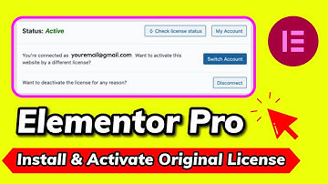 How To Install and Activate Elementor Pro Original License WordPress Plugin