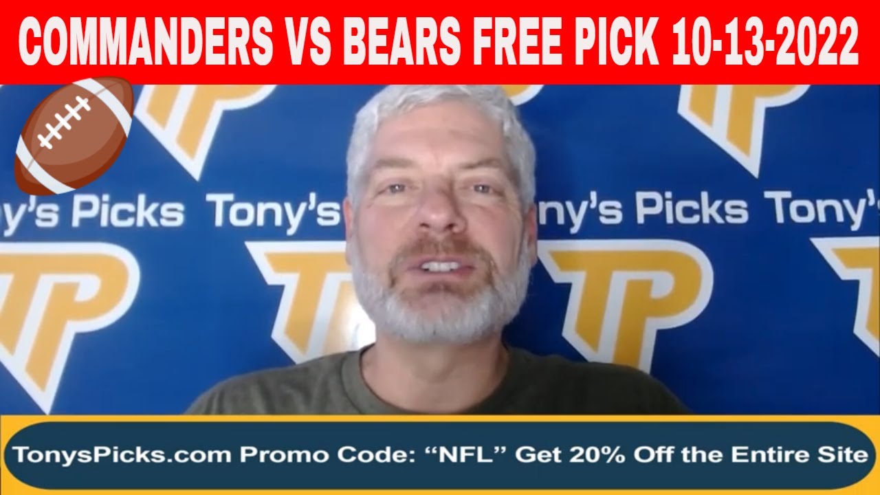 Washington Commanders vs Chicago Bears 10/13/2022 Week 6 FREE NFL Picks on NFL Betting Tips by Ben