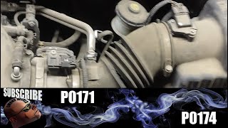 2011 Honda Pilot Lean Code P0171 & P0174