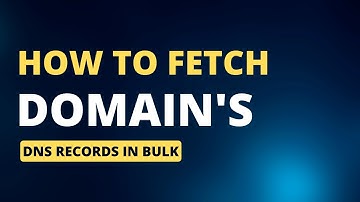 How to Fetch Domain
