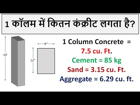 वीडियो: KY में प्रति गज कंक्रीट कितना है?