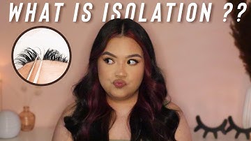 ISOLATION | what is isolation | TIPS & HOW TO | ISOLATE EYELASH EXTENSIONS