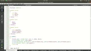 8  Combining typedef with struct and enum
