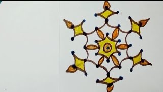 All Favourite Colourful Deepam Festival Rani Kolam .K.r