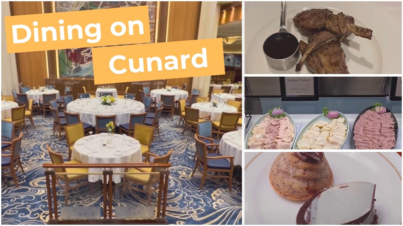 Cunard Cruise Food Tour | All Dining Options Explained
