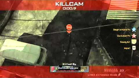 MW3 CROSS MAP DOUBLE BOUNCE THROWING KNIFE ..