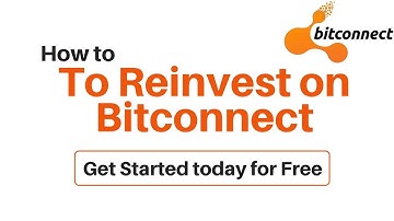Bitconnect How to reinvest your earnings